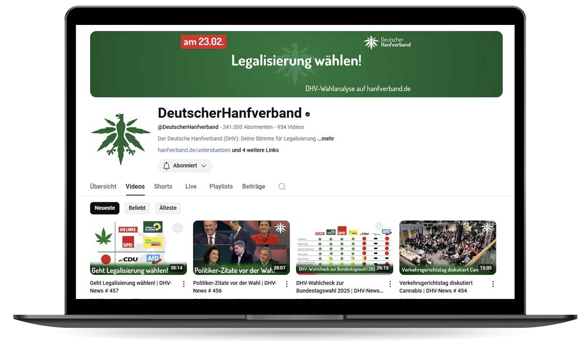 Deutscher Hanfverband x YouTube