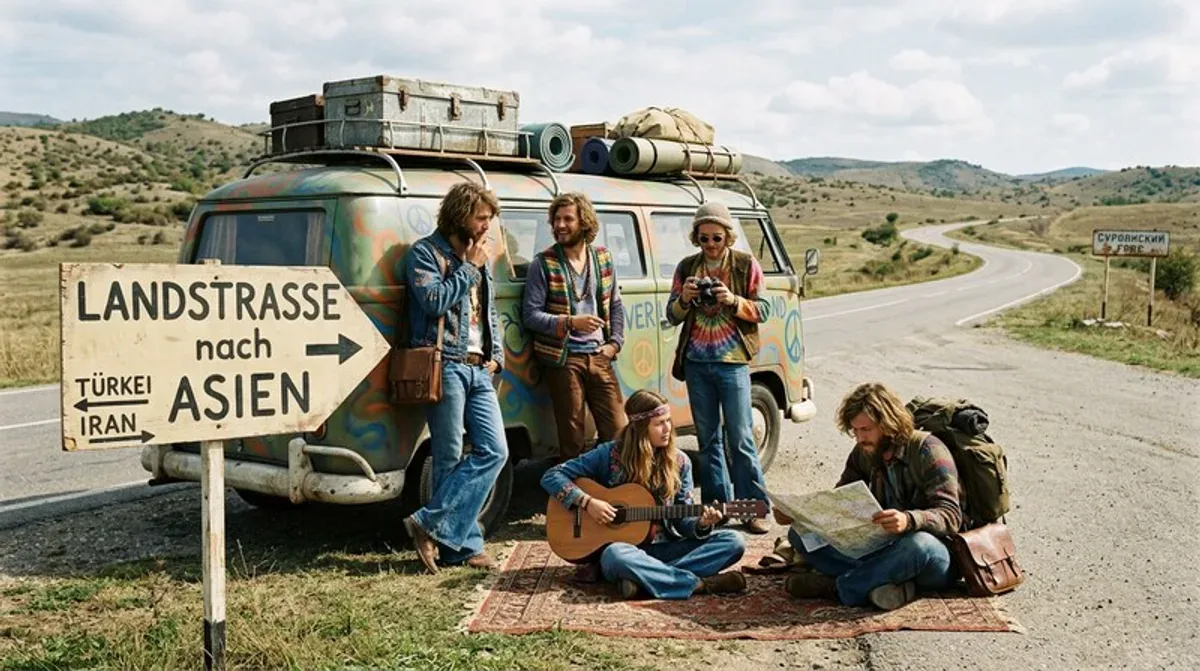 Der Hippie Trail: Von London bis Kathmandu