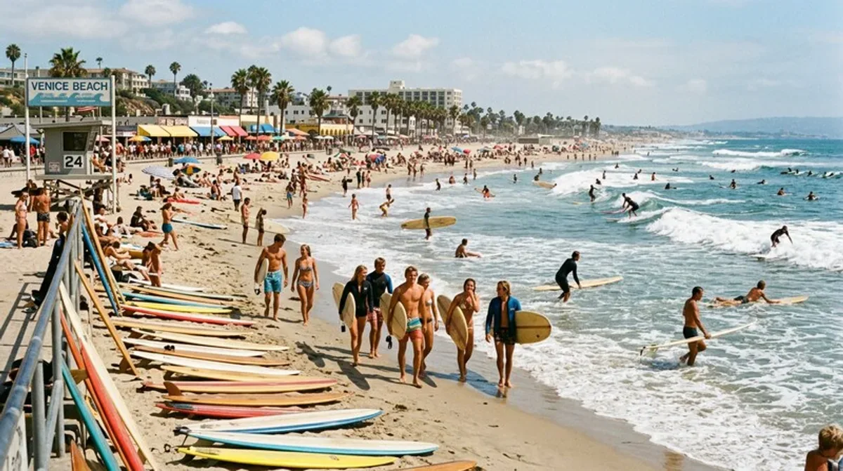Venice Beach in den 1960ern und 70ern