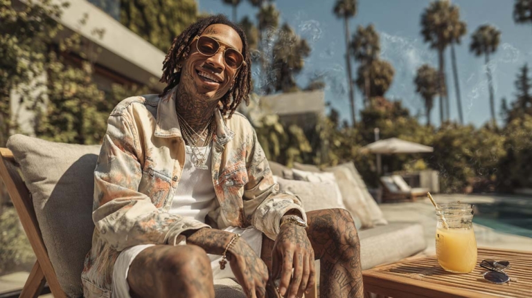 Still Blazin’ von Wiz Khalifa: Von Marley inspirierte Kush-Hommage: Song