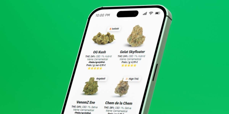 Cannabis App: Bestellen, Lieferung, neue Sorten! Beste App im Store