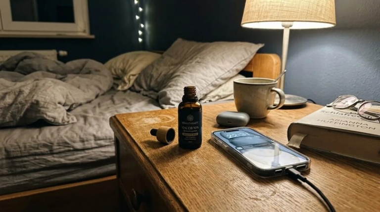 CBD Schlaf: Tropfen, mg-Dosierung & mit Melatonin?