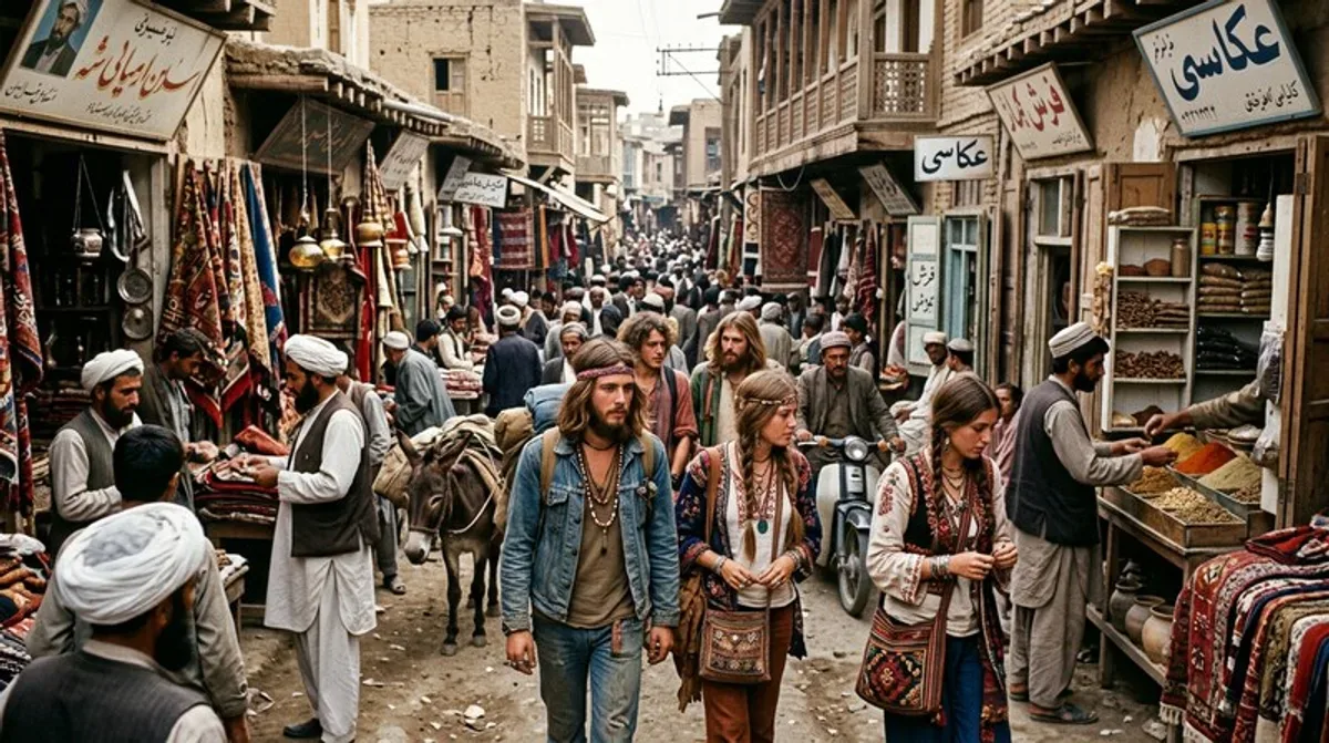 Kabul vor dem Krieg: Die legendäre Zwischenstation des Hippie-Trails