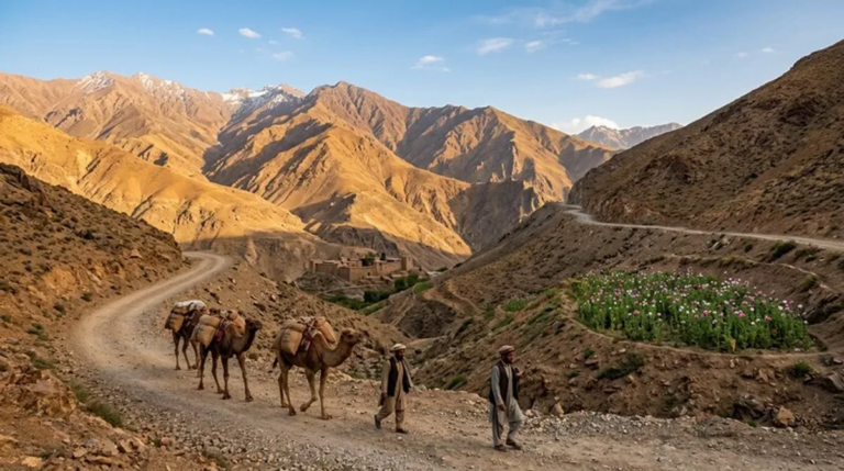 Der Goldene Halbmond: Afghanistans Opiumrouten