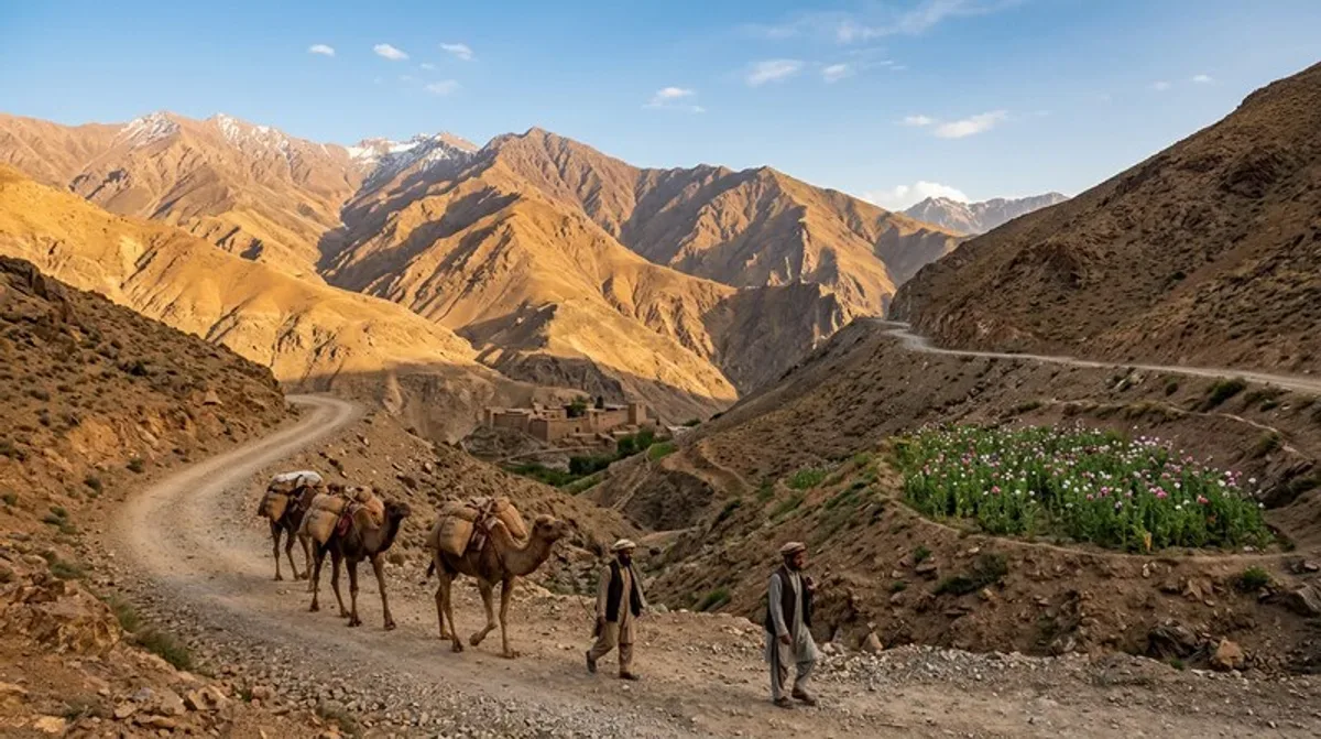 Der Goldene Halbmond: Afghanistans Opiumrouten