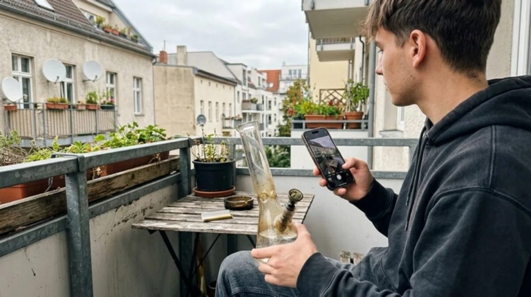 Kiffen auf dem Balkon: Erlaubt & was darf der Vermieter?