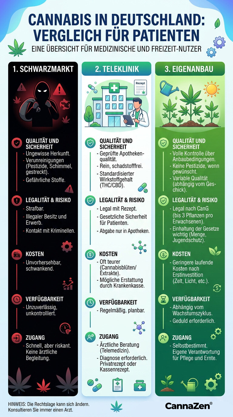 Infografik Schwarzmarkt Cannabis
