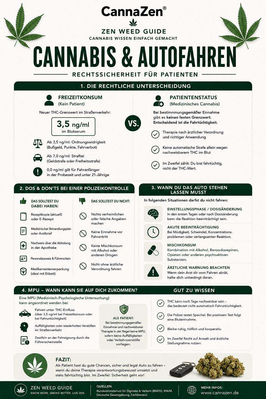Cannabis Autofahren: THC-Grenzwert & was ist erlaubt?