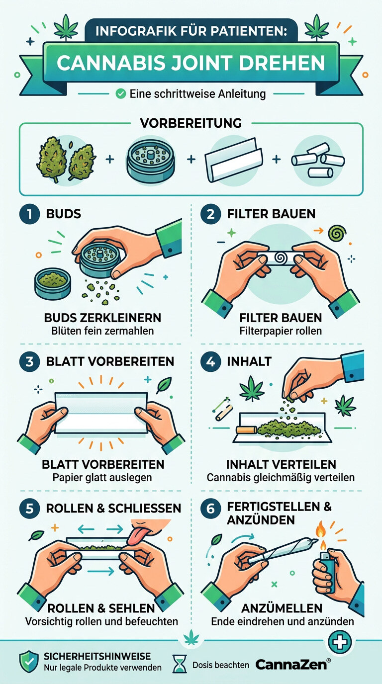 Cannabis Joint Drehen Anleitung Patienten Cannabis Joint Drehen Anleitung Patienten