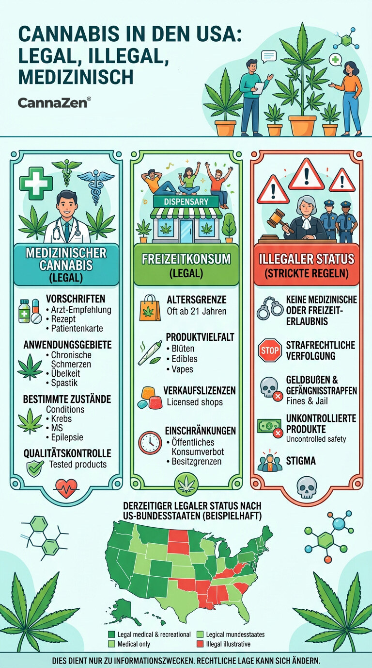 Cannabis Usa Legal Illegal Medizinisch Status Cannabis Usa Legal Illegal Medizinisch Status