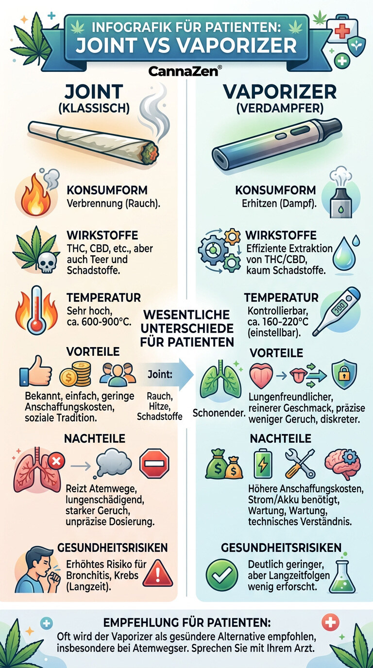 Joint Vs Vaporizer Cannabis Konsum Vergleich Patienten Joint Vs Vaporizer Cannabis Konsum Vergleich Patienten